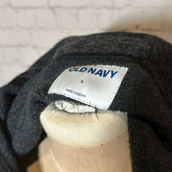 Old Navy size large Quarter ZipFleece-Knit Pullover - Picture 2 of 7